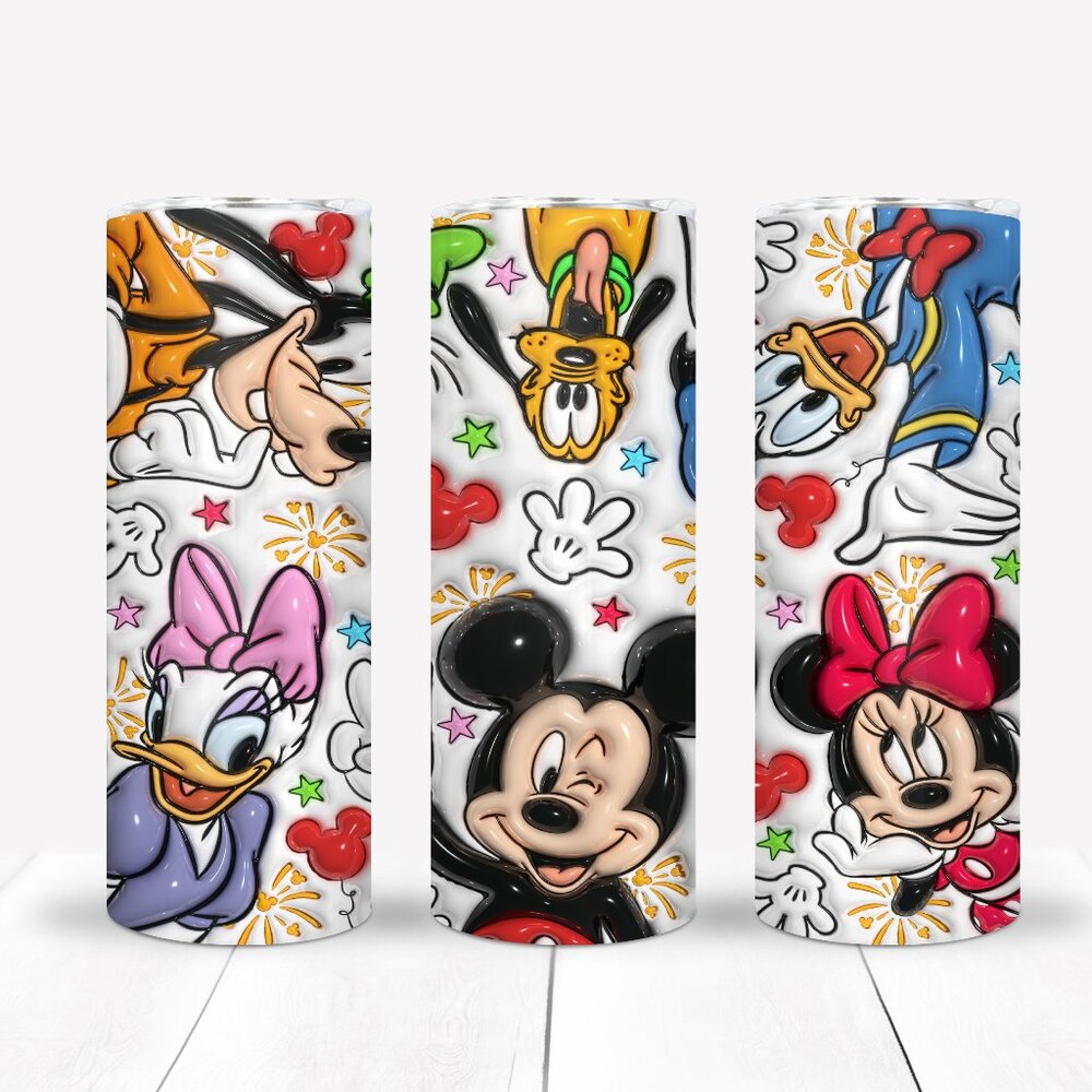 Cartoon 20oz Tumbler, Girls Gift Set, kids Travel Mug